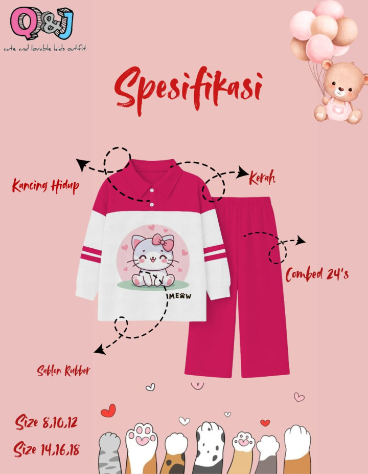 PO HIMAWARI SET (TEEN) BY Q&J