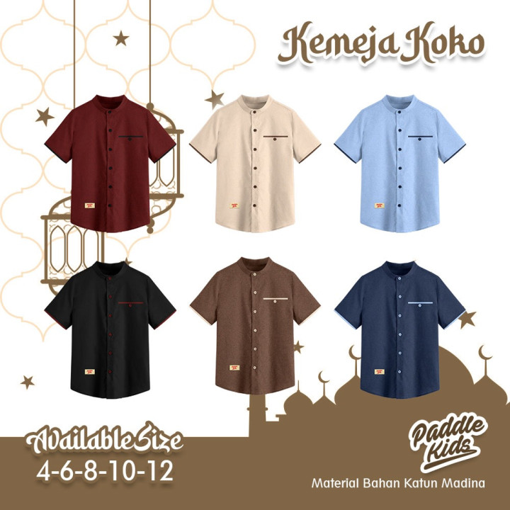 READY KEMEJA KOKO BY PADDLEKIDS