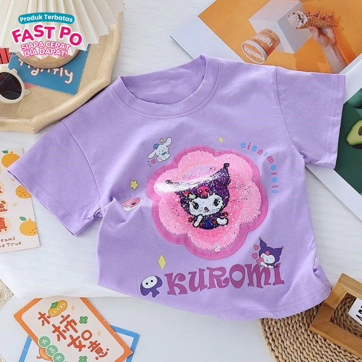 FAST PO SERI 2 SANRIO SEQUIN T-SHIRT