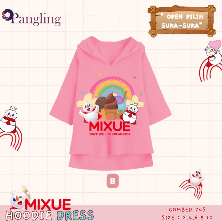 MIXUE HOODIE DRESS BY OPANGLING