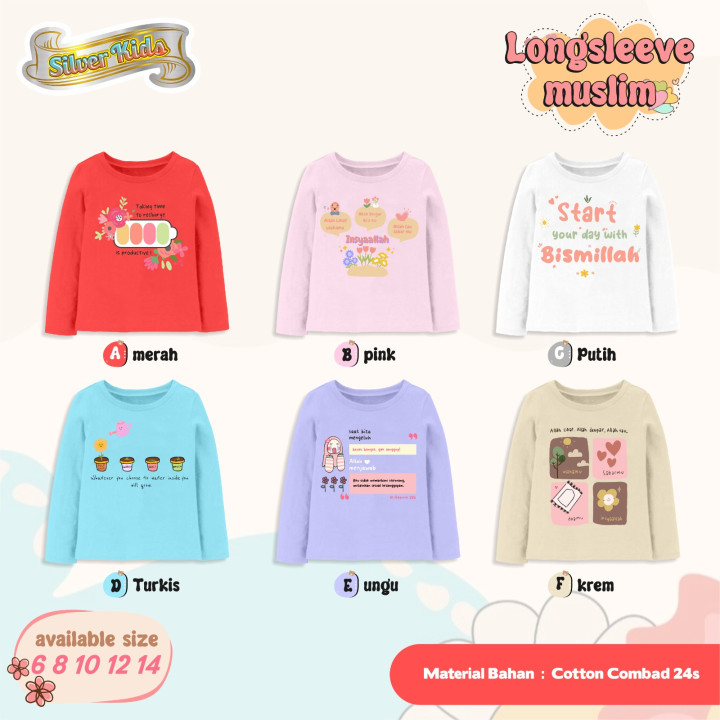PO LONG SLEEVE MUSLIM BY SILVER KIDS