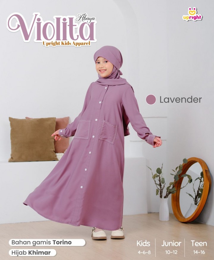 PO ABAYA VIOLITA BY UPRIGHT KIDS APPAREL