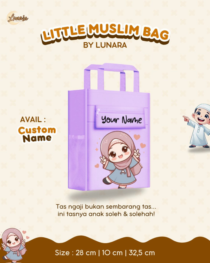 PO LITTLE MUSLIM BAG BY LUNARA