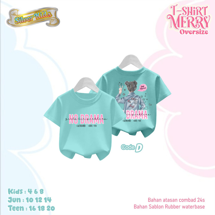 PO T-SHIRT OVERSIZE MERRY BY SILVERKIDS