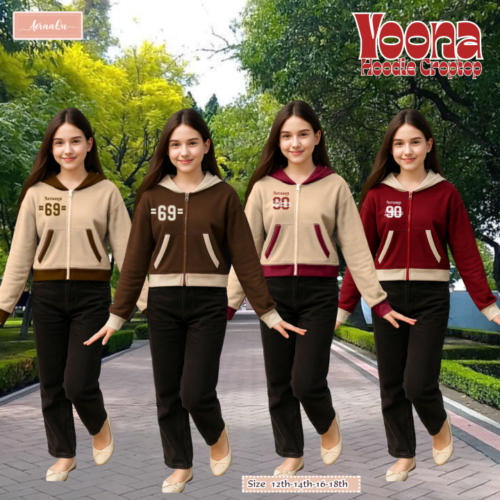 PO YOONA HOODIE CROPTOP BY AERAAQU