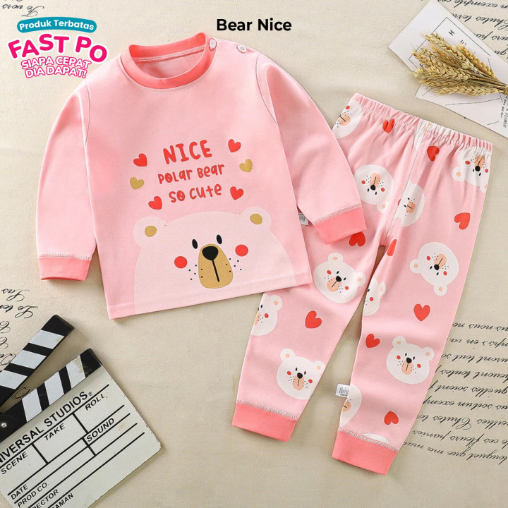 FAST PO HAPPY NAP TODDLER PAJAMAS