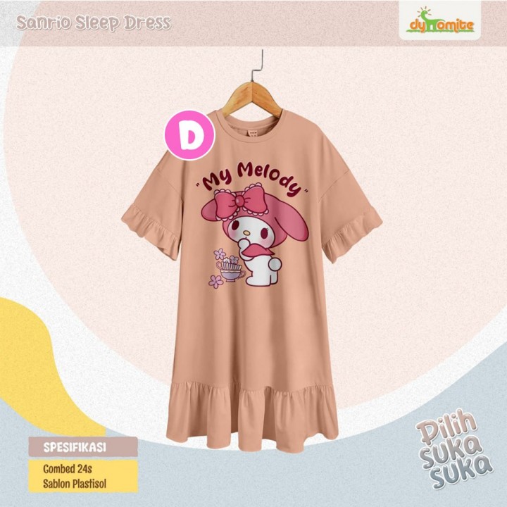 SANRIO SLEEP DRESS BY DYNOMITE