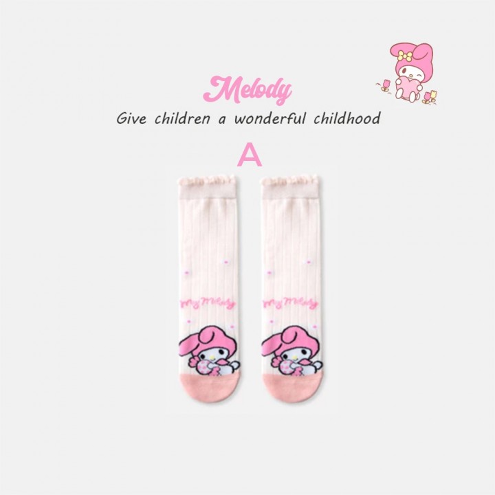 FAST PO MARU COTTON CALF SOCKS - MELODY SERIES