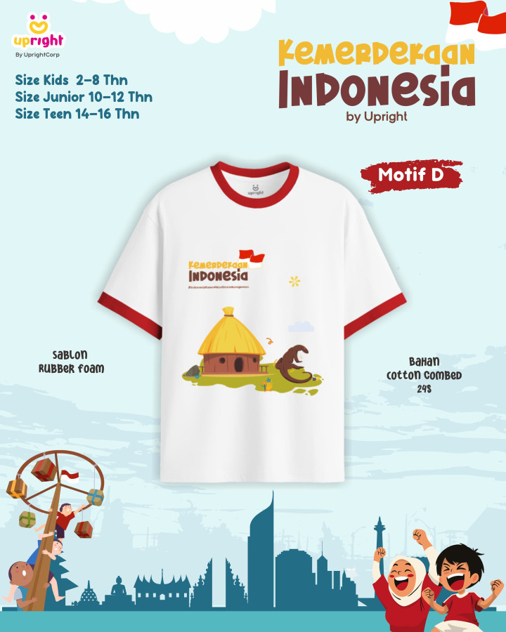 PO KAOS KEMERDEKAAN INDONESIA BY UPRIGHT