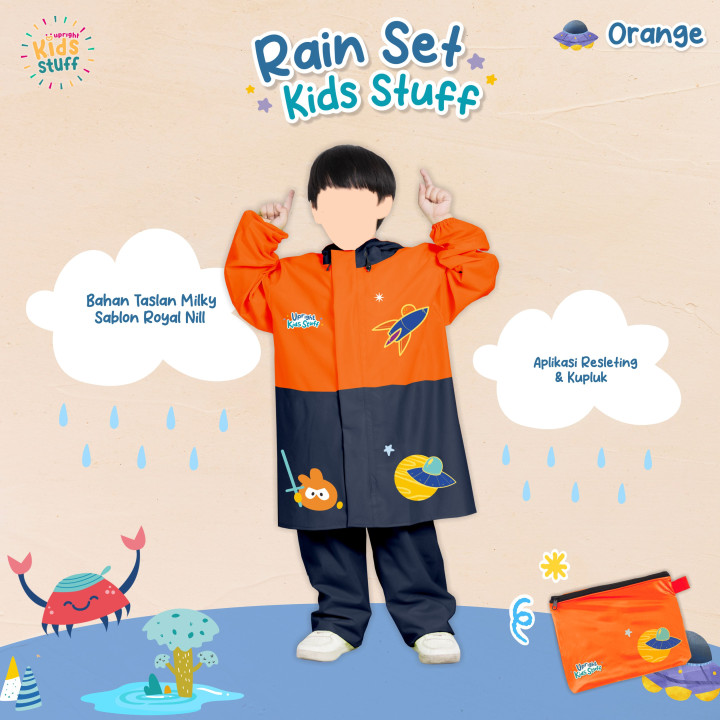 PO RAIN SET BY UPRIGHT KIDS STUFF