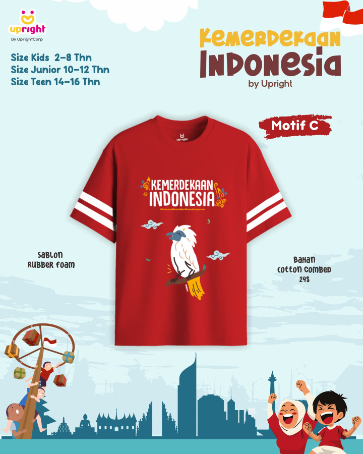 PO KAOS KEMERDEKAAN INDONESIA BY UPRIGHT
