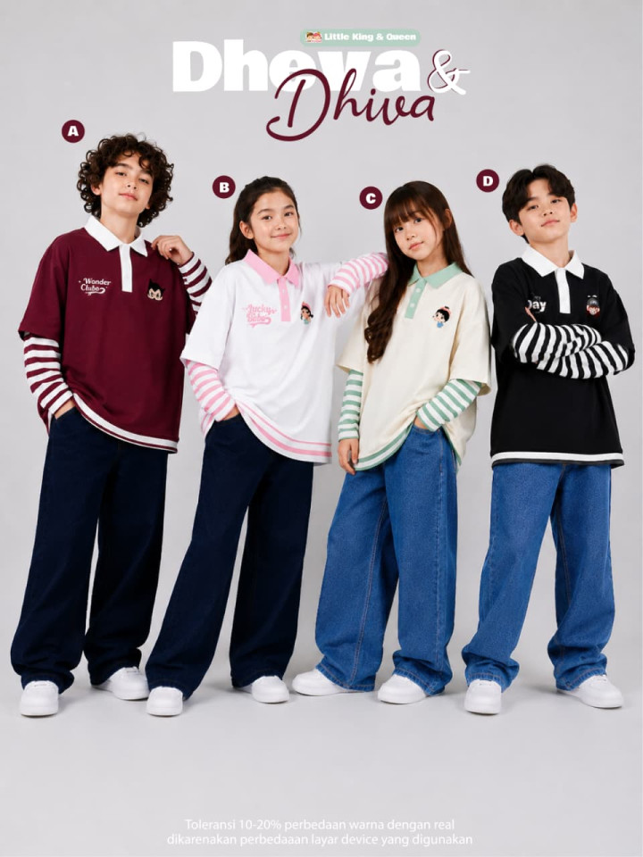 PO ONE SET DHEVA & DHIVA BY LITTLE KING & QUEEN
