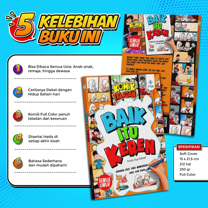 PO BUKU KOMIK TELADAN BAIK ITU KEREN