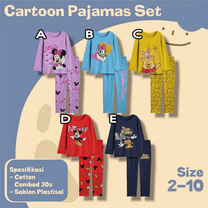 CARTOON PAJAMAS SET