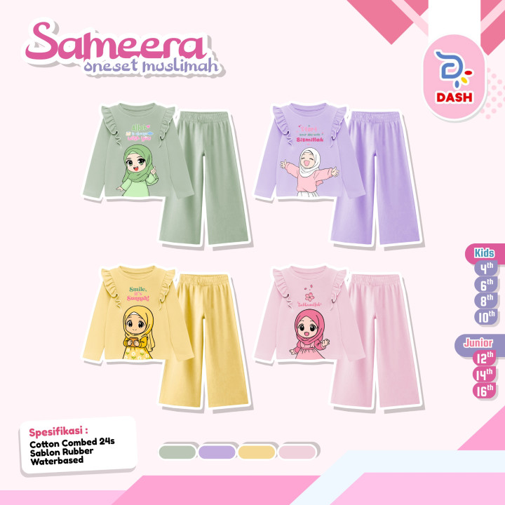 PO SAMEERA ONESET MUSLIMAH BY DASH