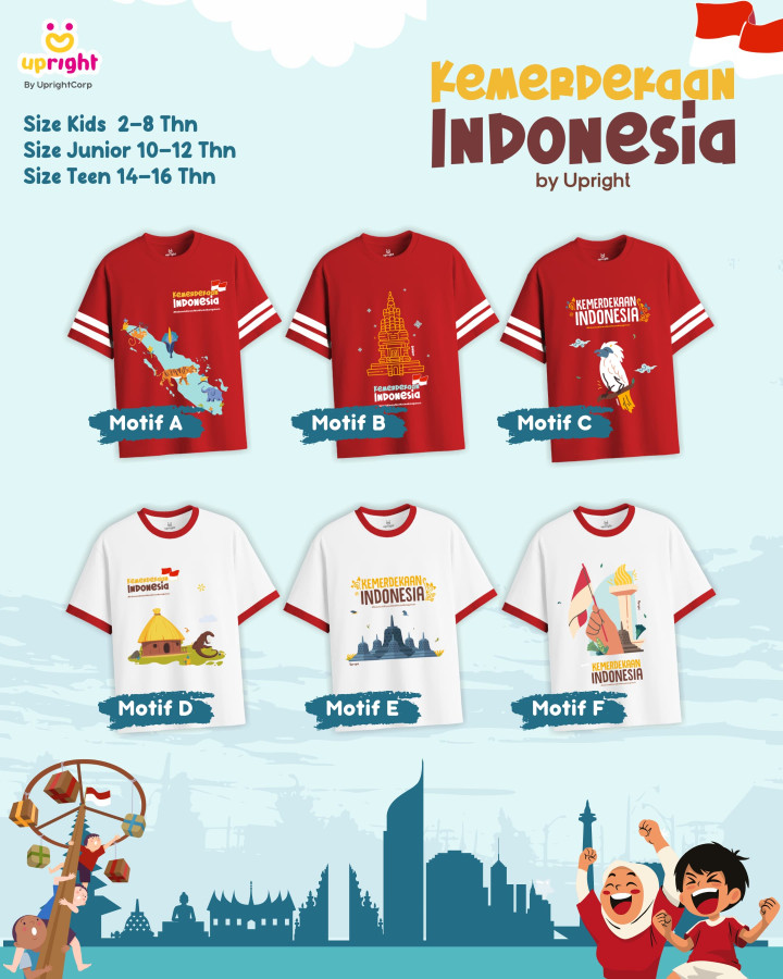 PO KAOS KEMERDEKAAN INDONESIA BY UPRIGHT