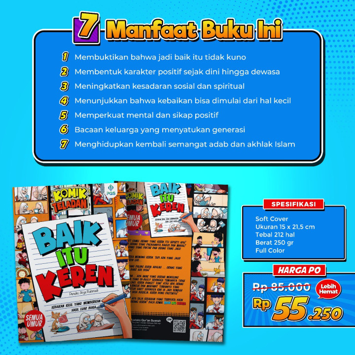 PO BUKU KOMIK TELADAN BAIK ITU KEREN