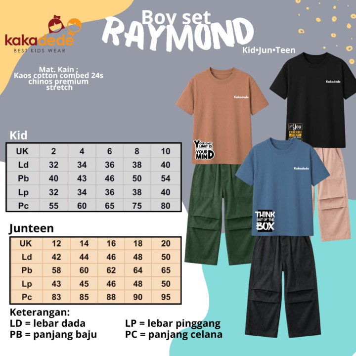 PO BOY SET REYMOND BY KAKADEDE