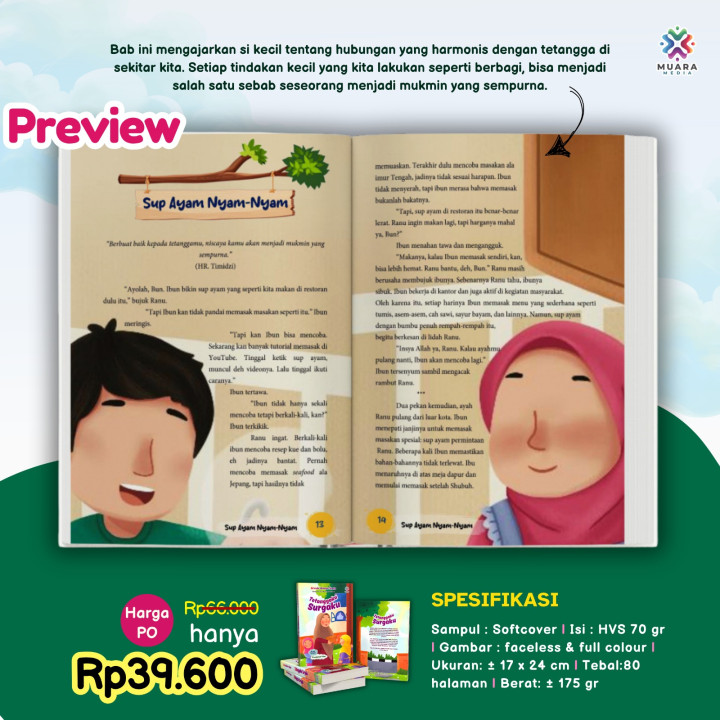 BUKU TETANGGAKU SURGAKU - MUARA MEDIA