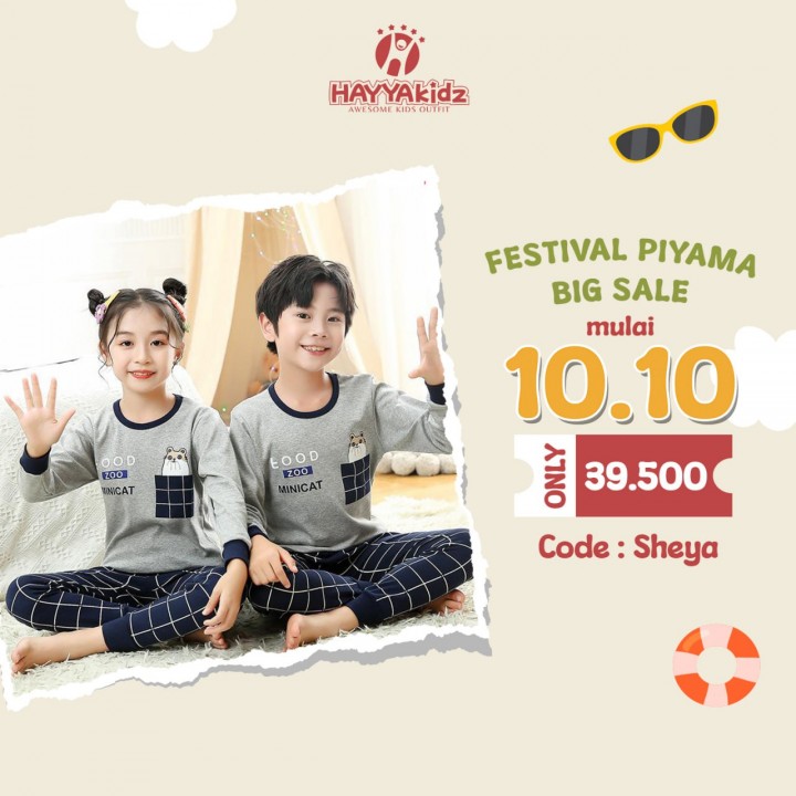 SERI 1 SHEYA  PANJANG PANJANG SET PIYAMA