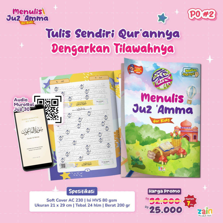 PO BUKU MENULIS JUZ AMMA FOR KIDS