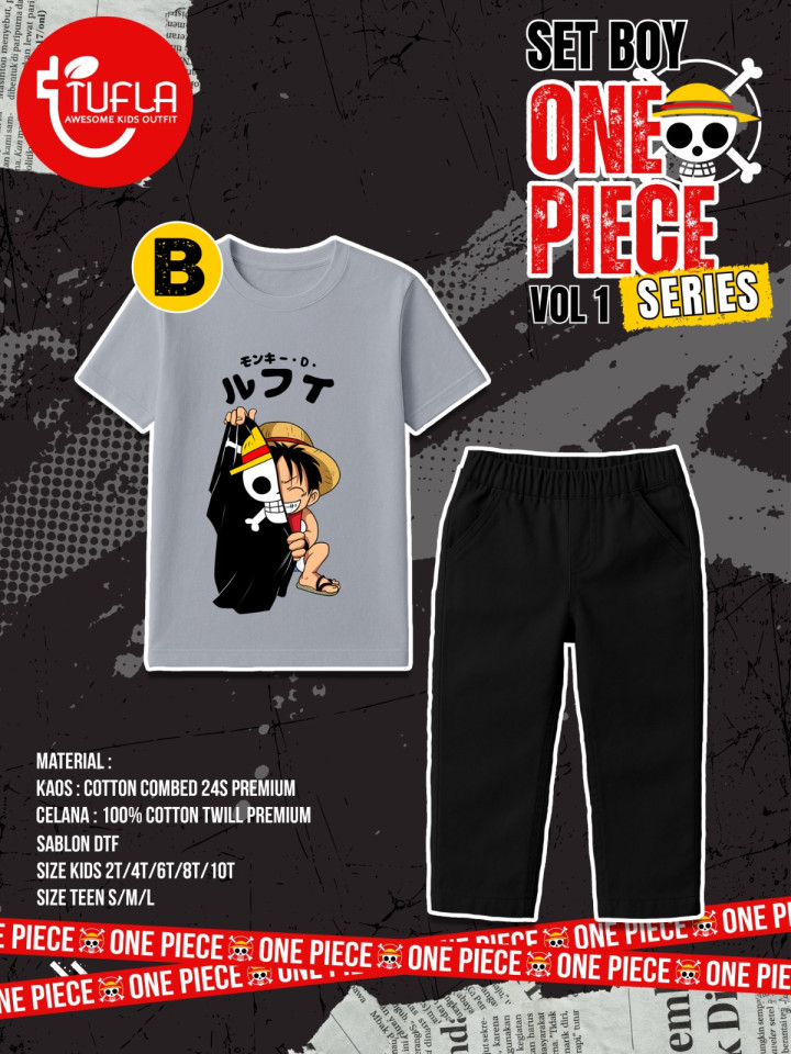 PO SET BOY ONE PIECE SERIES VOL 1 BY TUFLA KIDS