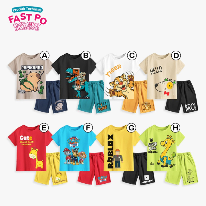 FAST PO BOYS ACTIVE DAILY SET