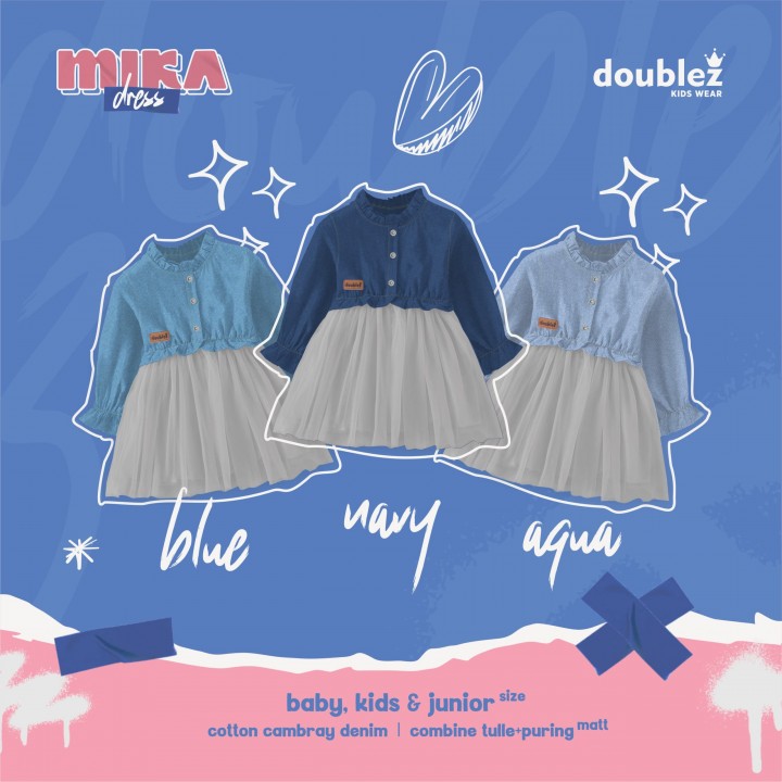 PO MIKA DRESS (BABY KIDS) BY DOUBLEZ