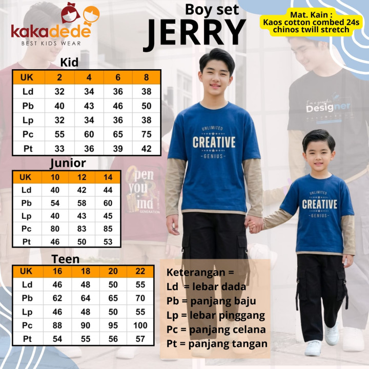 PO BOY SET JERRY BY KAKADEDE