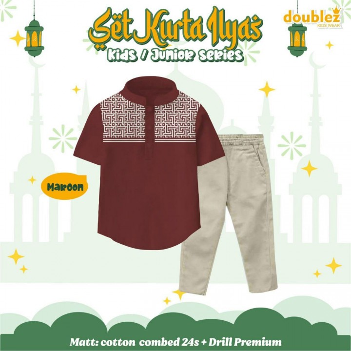 SET KURTA ILYAS BY DOUBLEZ