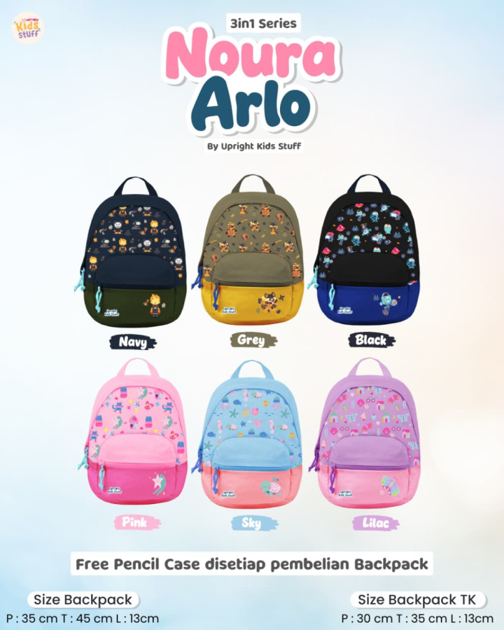 PO TAS NOURA & ALRO BACKPACK ONLY BATCH 2 BY UPRIGHT
