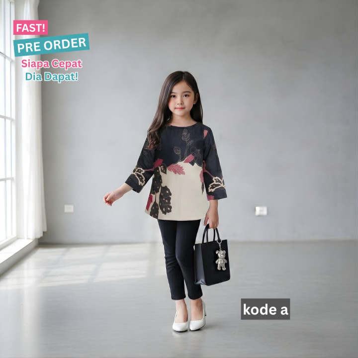 FAST PO ADEEVA BATIK ANAK PEREMPUAN