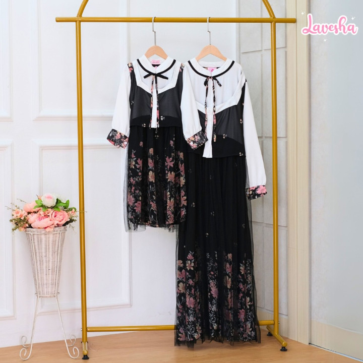 FAST PO AMEERA COUPLE DRESS MOM & KIDS