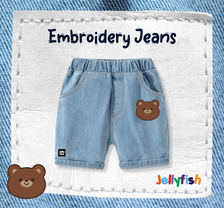CELANA JEANS PENDEK  BY JELLYFISH