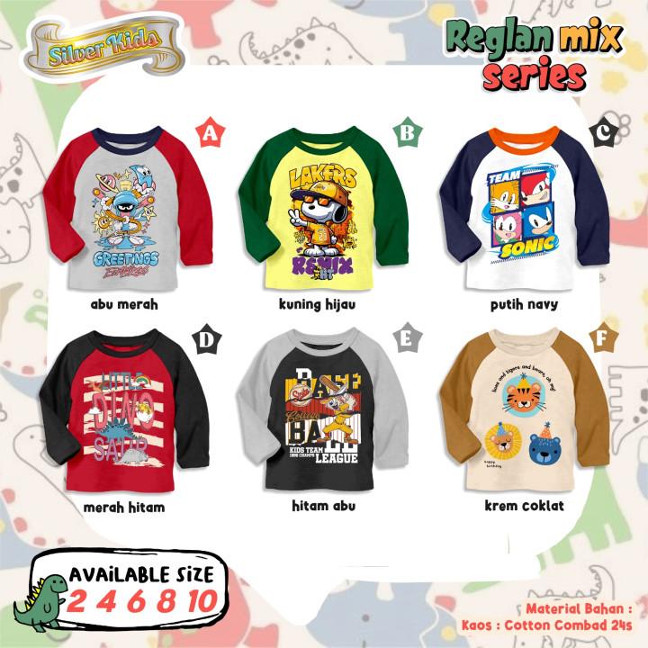 PO T-SHIRT REGLAN MIX SERIES