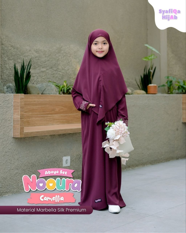 PO ABAYA SET NOURA BY SYAFIQA HIJAB