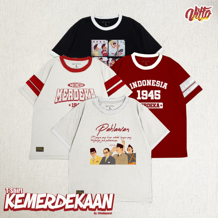 PO T-SHIRT KEMERDEKAAN (DEWASA) BY VITTO PALUGADA