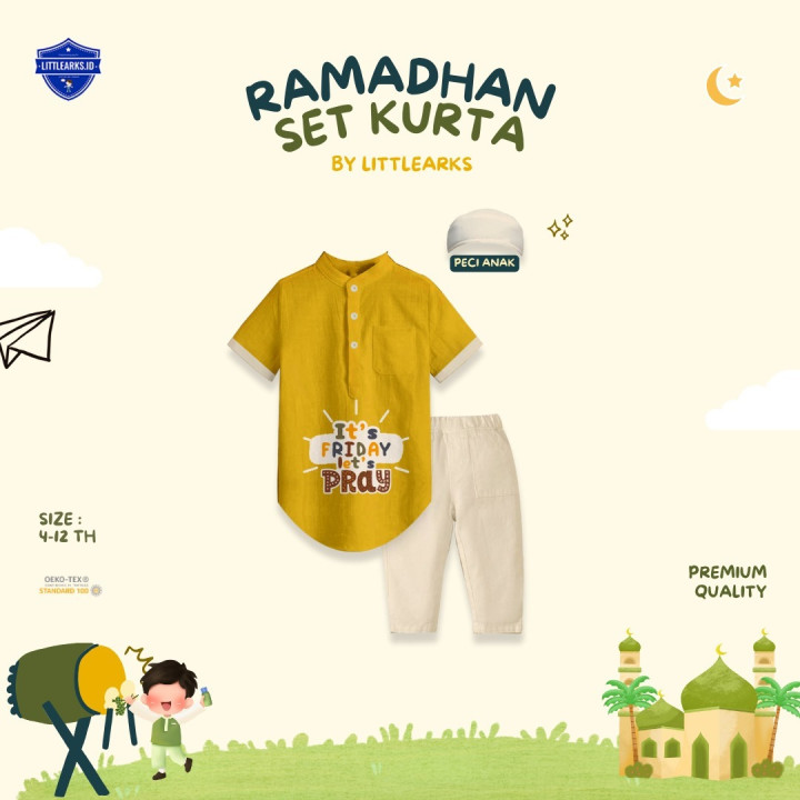 PO RAMADHAN SET KURTA BT LITTLE ARKS