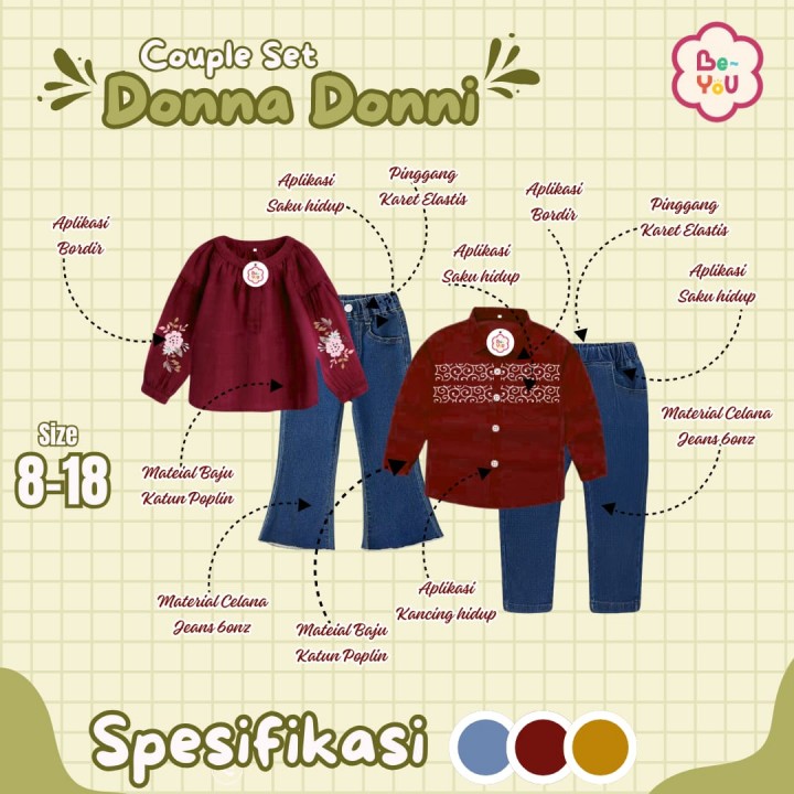 PO DONNA COUPLE SET BY BE-YOU