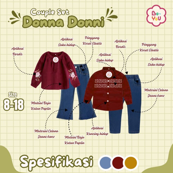 PO DONNI COUPLE SET BY BE-YOU
