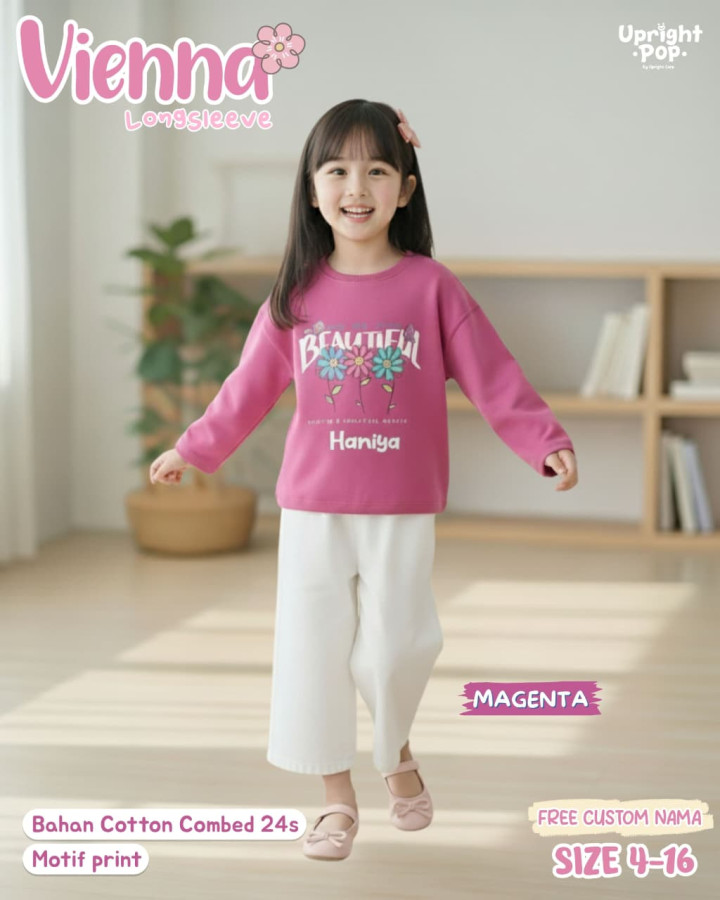 PO VIENNA LONGSLEEVE FREE CUSTOM NAME B2 BY UPRIGHT POP UP 