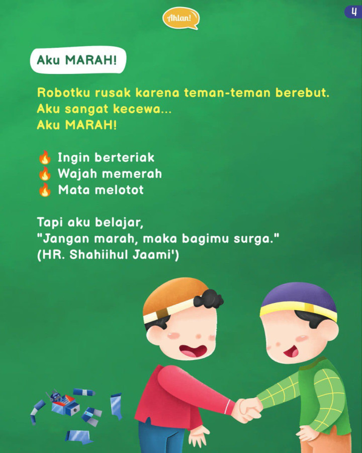 PO BUKU PO ANAK MUSLIM BELAJAR EMOSI - AHLAN