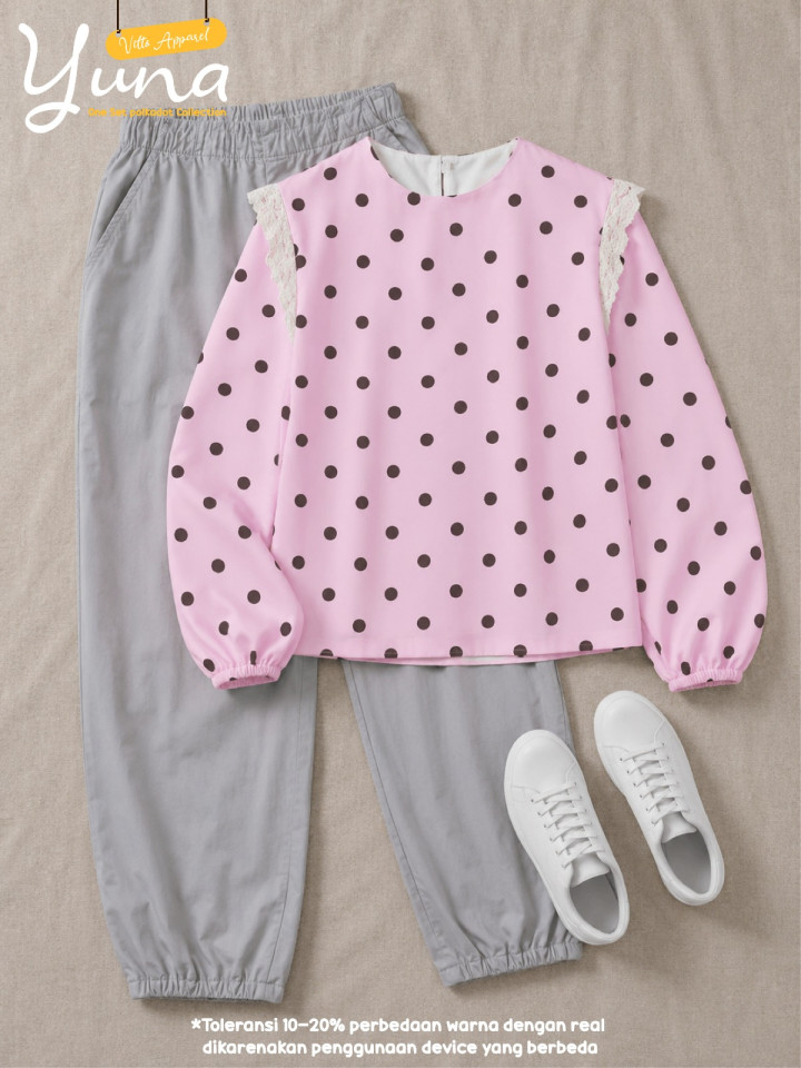 PO YUNA ONE-SET POLKADOT BY VITTO APPAREL