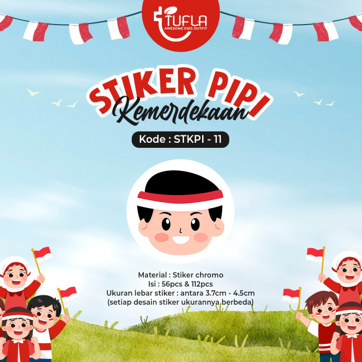 FAST PO STIKER PIPI KEMERDEKAAN