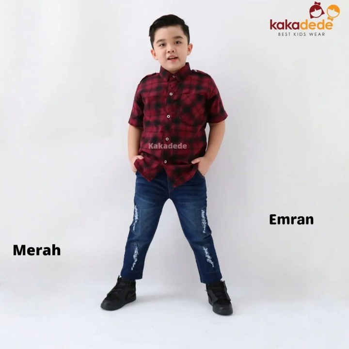EMRAN KEMEJA FLANEL BY KAKADEDE