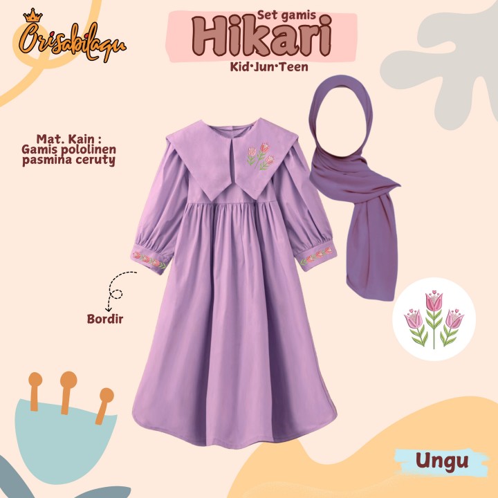 PO SET GAMIS HIKARI TEEN BY ORISABILAQU