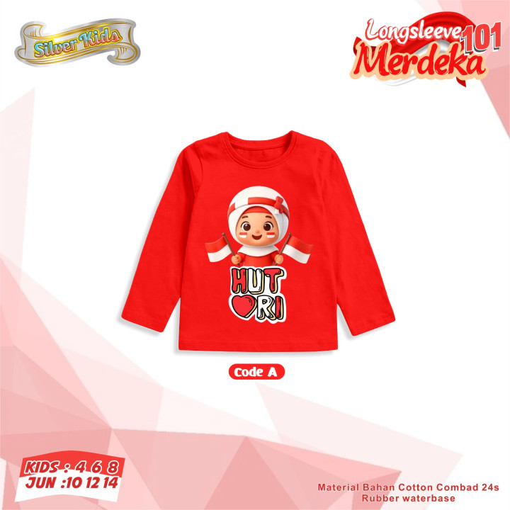 PO LONGSLEEVE MERDEKA 101 BY SILVERKIDS