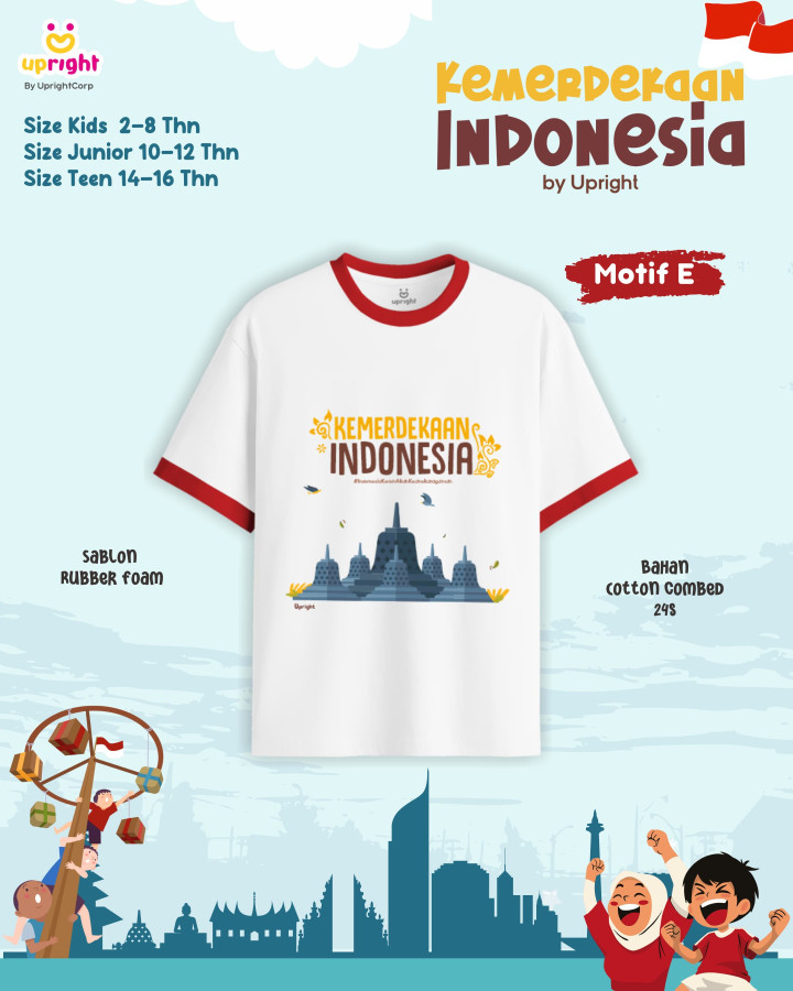 PO KAOS KEMERDEKAAN INDONESIA BY UPRIGHT