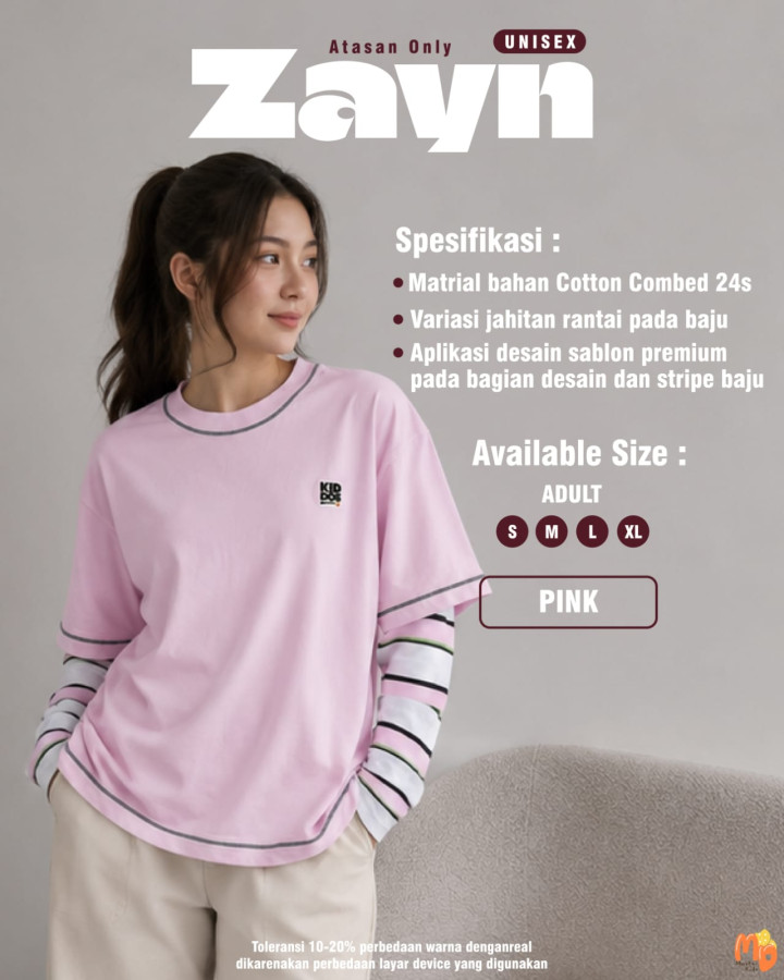 PO TSHIRT ZAYN UNISEX