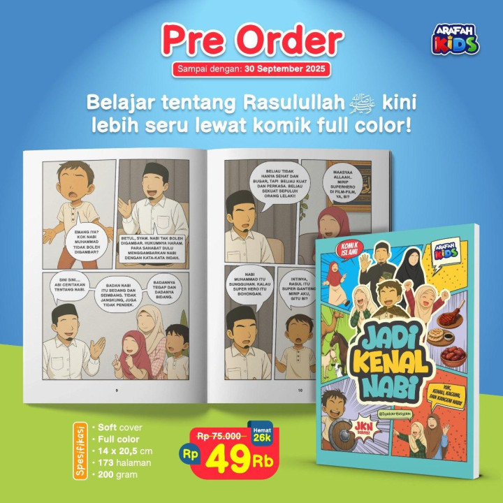 PO KOMIK JADI KENAL NABI BY ARAFAH KIDS